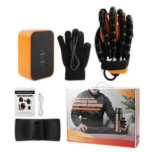 Rehabilitation Robot Gloves for Finger Training and Relief