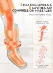 Leg Massager with Heat and Compression for Pain Relief