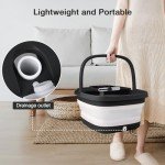 HOSPAN Heated Collapsible Foot Spa with Massage