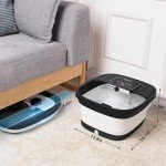 HOSPAN Heated Collapsible Foot Spa with Massage