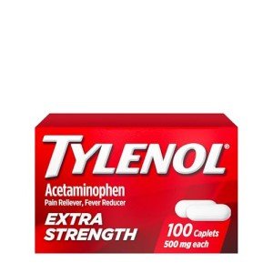 Tylenol Extra Strength Caplets for Pain Relief