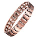 Men's Copper Magnetic Bracelet with Strong Double Magnets