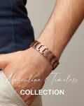 Men's Copper Magnetic Bracelet with Strong Double Magnets