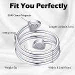 Copper Magnetic Rings for Women, 2-Pack