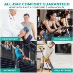 Modvel Compression Knee Brace - 2 Pack for Pain Relief