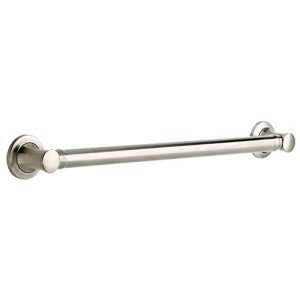 Delta Carlisle 24' Satin Nickel Shower Grab Bar