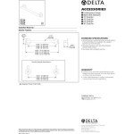 Delta 18" Contemporary Grab Bar in Champagne Bronze