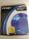 24-Inch Exercise Ball with Pump – Portable & Easy