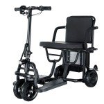 All-Terrain Foldable Mobility Scooter with Removable Battery