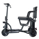 All-Terrain Foldable Mobility Scooter with Removable Battery