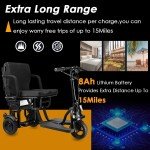 Ultralight Foldable Electric Mobility Scooter - 15 Miles