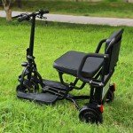 All-Terrain Foldable Mobility Scooter with Removable Battery