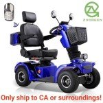 All-Terrain 4-Wheel Mobility Scooter for Seniors
