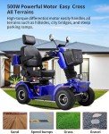 All-Terrain 4-Wheel Mobility Scooter for Seniors