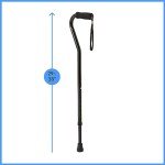 Lightweight Aluminum Offset Walking Cane for Seniors