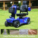 All-Terrain 4-Wheel Mobility Scooter for Seniors