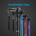 Foldable Adjustable Walking Cane for Seniors