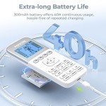AUVON Rechargeable TENS Unit with 24 Pain Relief Modes