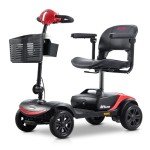Lightweight 4-Wheel Electric Scooter for Seniors