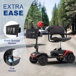 Lightweight 4-Wheel Electric Scooter for Seniors