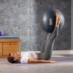 Anti-Burst Core Balance Exercise Ball for Fitness