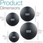 Anti-Burst Core Balance Exercise Ball for Fitness