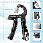 Grip Strength Trainer Set with Finger Exerciser