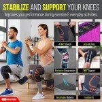 Compression Knee Brace 2-Pack for Pain Relief