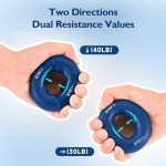 FitBeast 9-Pack Hand Grip & Forearm Strengthener