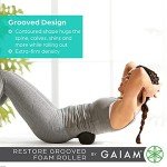 Gaiam Restore Grooved Foam Roller for Muscle Relief