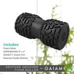Gaiam Restore Grooved Foam Roller for Muscle Relief