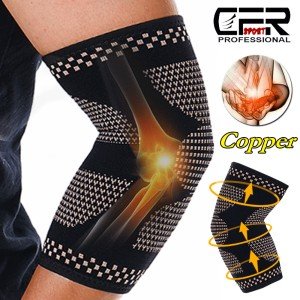 Copper Compression Sleeve for Elbow Pain Relief
