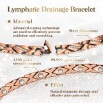 Women’s Copper Magnetic Bracelets & Heart Ring