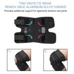 Hinged Knee Brace with Compression and Support