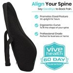 Vive Memory Foam Lumbar Pillow for Back Pain