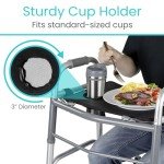 Vive Folding Walker Tray with Cup Holder
