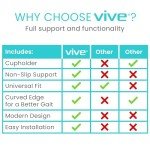 Vive Folding Walker Tray with Cup Holder