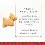 Mini Scottie Dog Shortbread Cookies - 51 Count