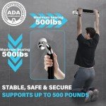 12" Anti-Slip Grab Bars for Bathtubs & Showers