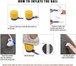 Anti-Burst Exercise Ball with Pump for Workouts