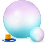 Sportneer Extra Thick Yoga Ball with Pump