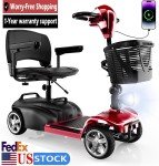 4-Wheel Folding Mobility Scooter for Seniors