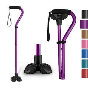Lightweight Offset Walking Stick for Seniors