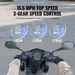 VEVOR Heavy-Duty 4-Wheel Mobility Scooter, 40 Miles