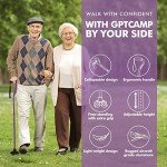 Lightweight Offset Walking Stick for Seniors