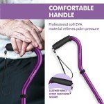 Lightweight Offset Walking Stick for Seniors