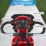 4-Wheel Folding Mobility Scooter for Seniors