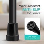 Adjustable Folding Cane for Limited Mobility (Black)