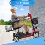 4-Wheel Folding Mobility Scooter for Seniors