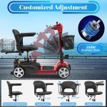 4-Wheel Folding Mobility Scooter for Seniors